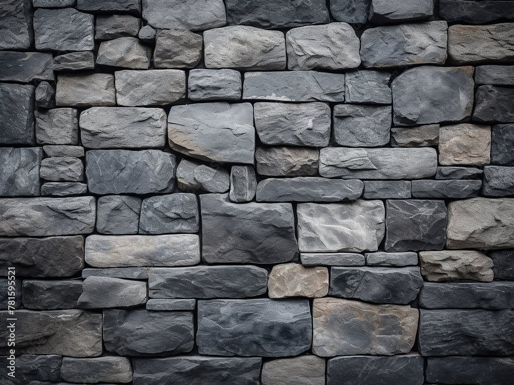 Obraz premium An abstract pattern adorns a stone wall, forming a unique backdrop