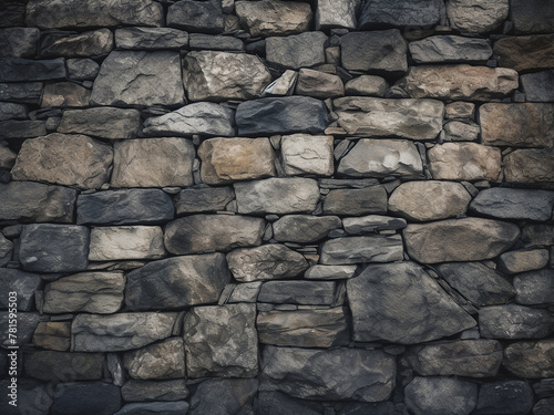 Pictures of stone walls showcase textured grunge backgrounds