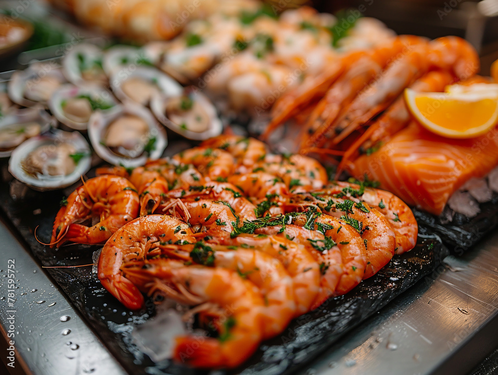 Seafood is rich in variety. It can be shrimps and various fish, molluscs. Properly prepared seafood is a real delicacy. Seafood is rich in variety. It can be shrimps and various fish, molluscs. Properly prepared seafood is a real delicacy.