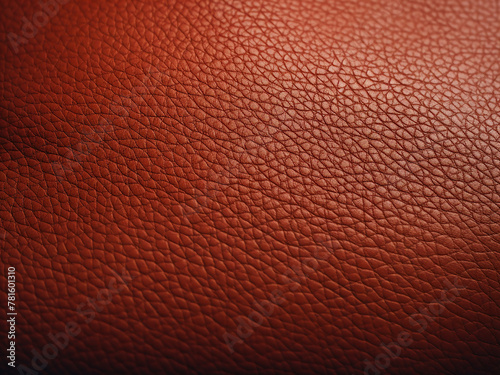 Closeup view of leather texture provides intricate details