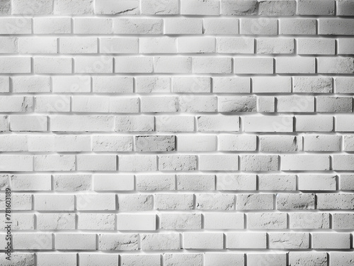 The background image showcases the texture of a white brick wall