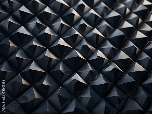 Pyramids and dragon scales inspire this abstract background