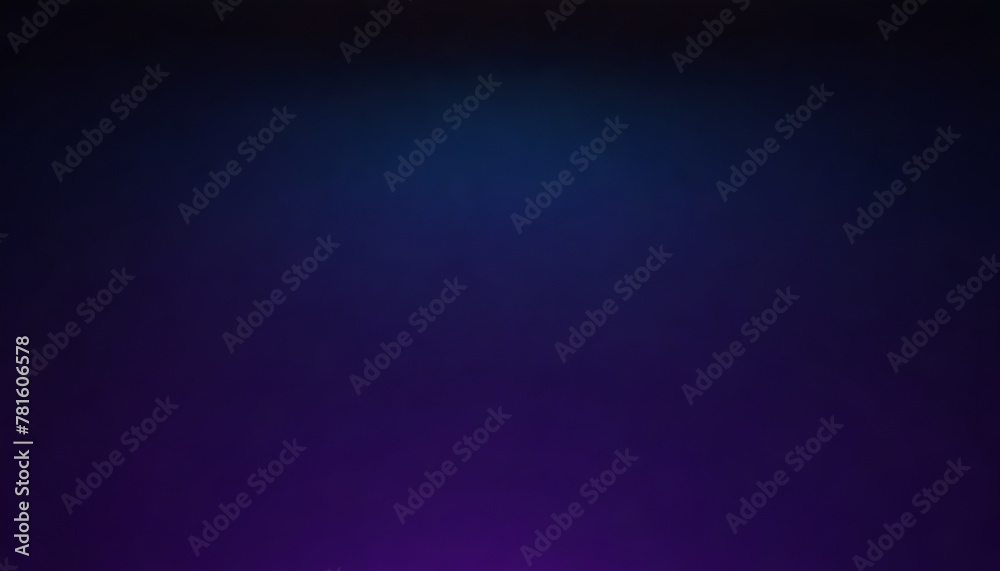 Dark blue purple glowing grainy gradient background black noise texture poster header banner design