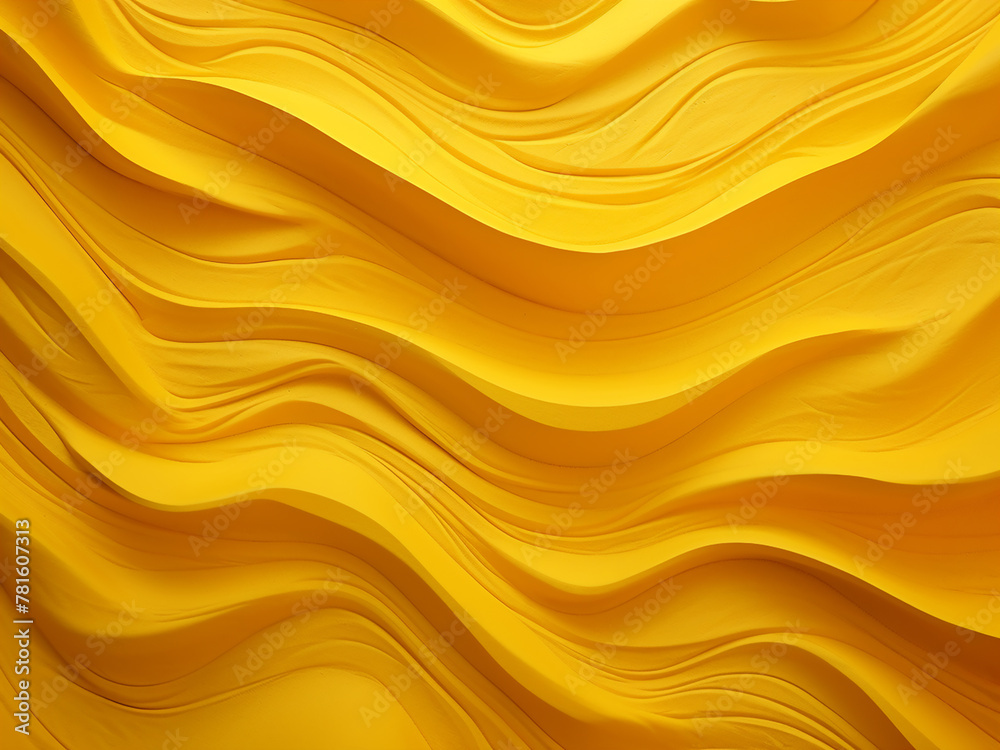 Abstract wavy texture features a spectrum of yellow hues Abstract wavy texture features a spectrum of yellow hues