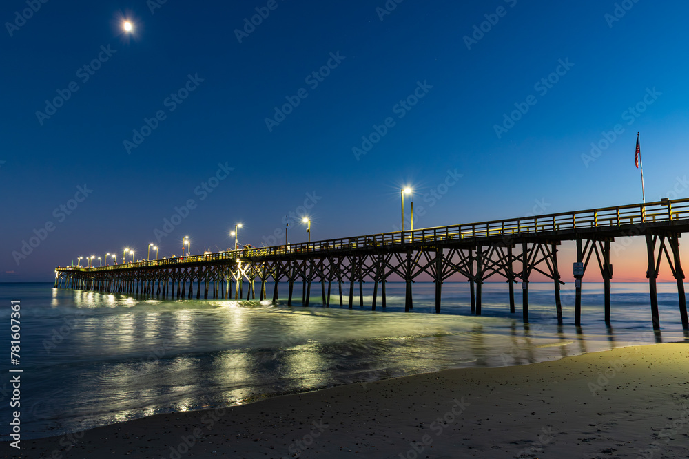 pier at night