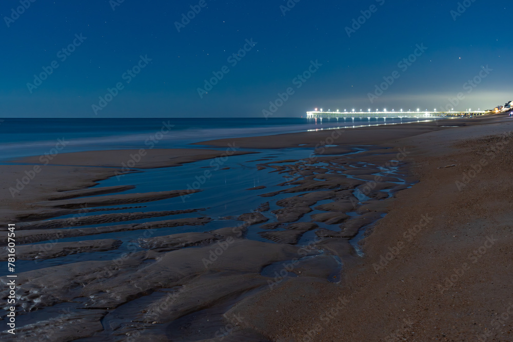 Pier night lights