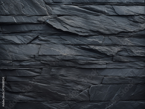 A background featuring black slate stone or its texture