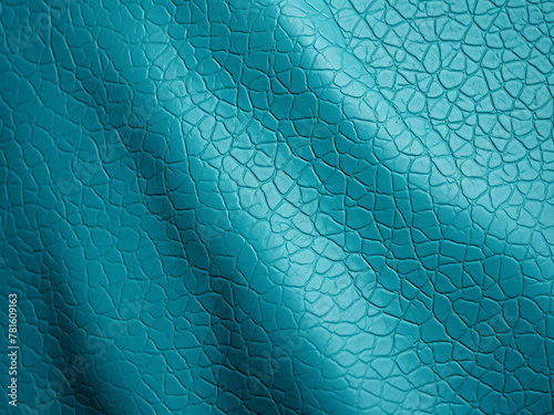 Turquoise ingrain wallpaper showcased in close-up