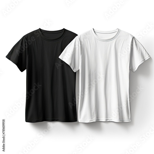 t-shirt isolated on white