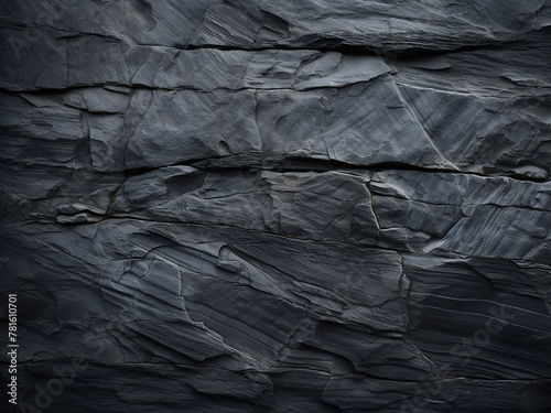 Dark grey and black slate texture offers backdrop options