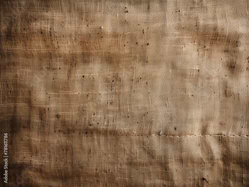 Grungy fiber fabric background with a subtle vignette photo