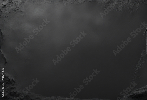 Black anthracite stone concrete chalkboard texture background wide panorama banner long