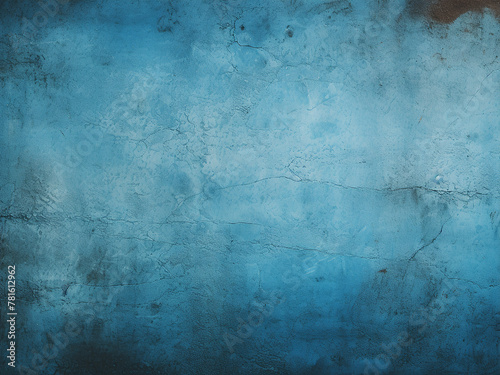 Grunge blue texture provides ample space for text photo