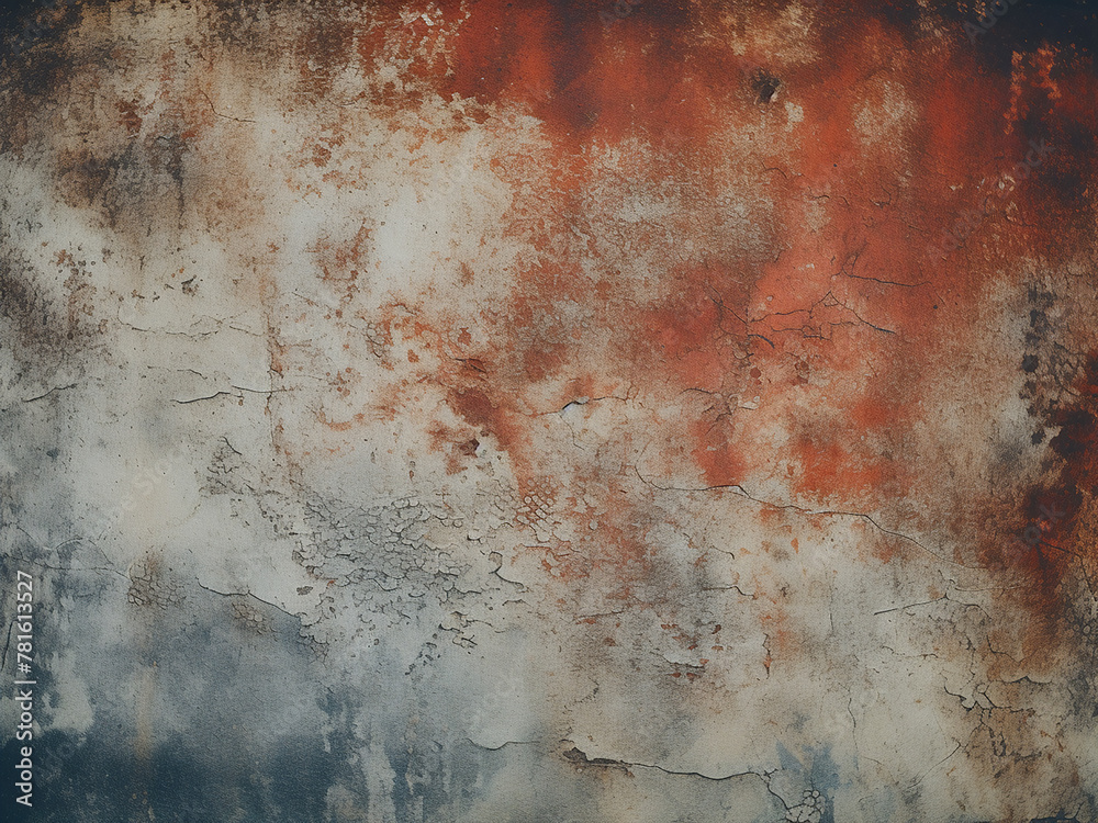 Large grunge textures provide the perfect setting