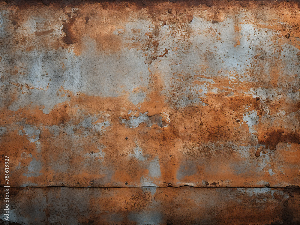Detailed solar old background exhibits a rusty metal texture