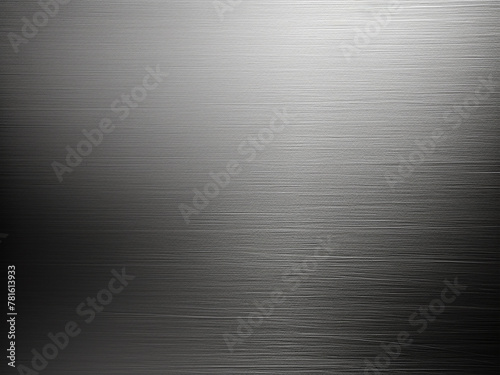 Stainless steel texture background exhibits pronounced reflection photo