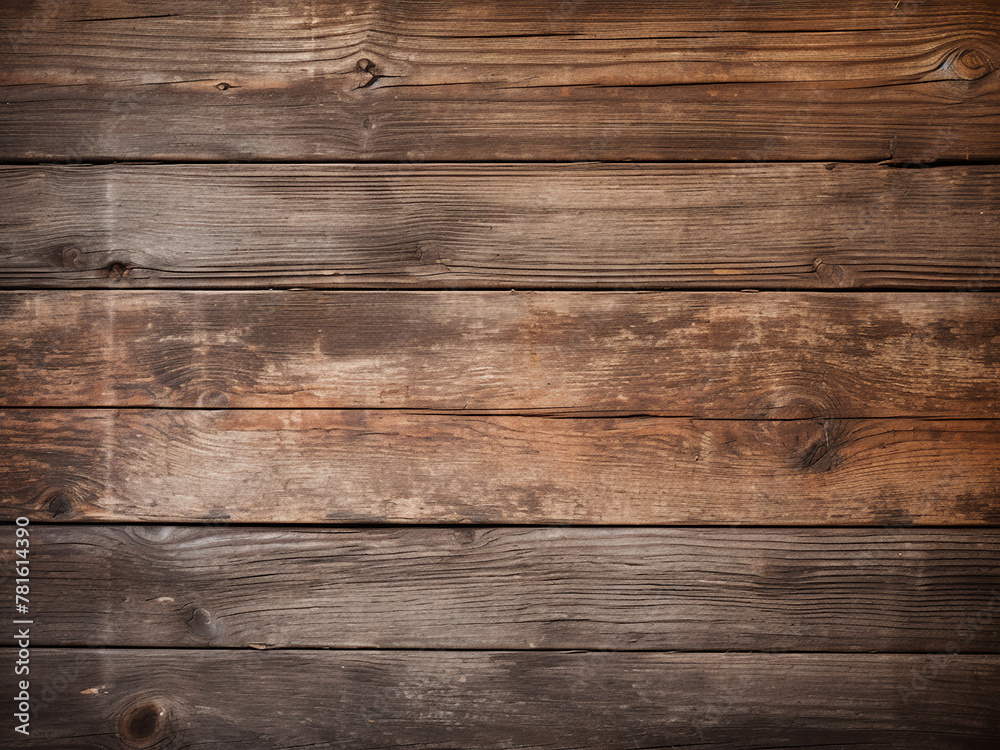 Naklejka premium Vintage rustic backdrop with textured old grunge wood