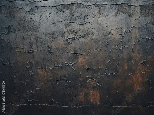 Toned old metal surface suitable for backgrounds photo