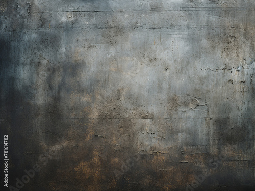 Aged metal surface with scratches, ideal for backdrop photo