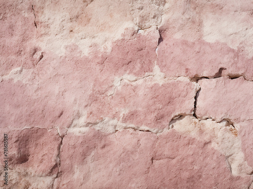 Background features a charming pink limestone texture resembling stucco