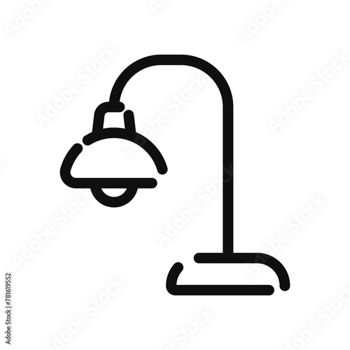 Hanging chandelier vector. Lamp line vector logo icon. Outline of a light bulb with a shade. Top decorative lighting home interior vector. Vector illustration.