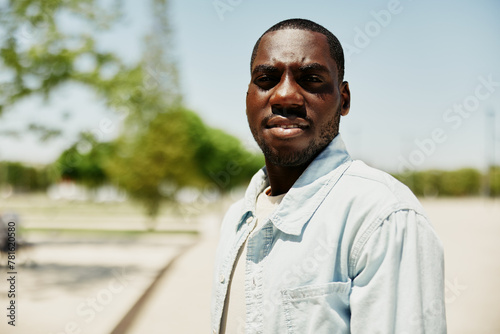 Man adult person lifestyle portrait black looking male american confident african guy face © SHOTPRIME STUDIO