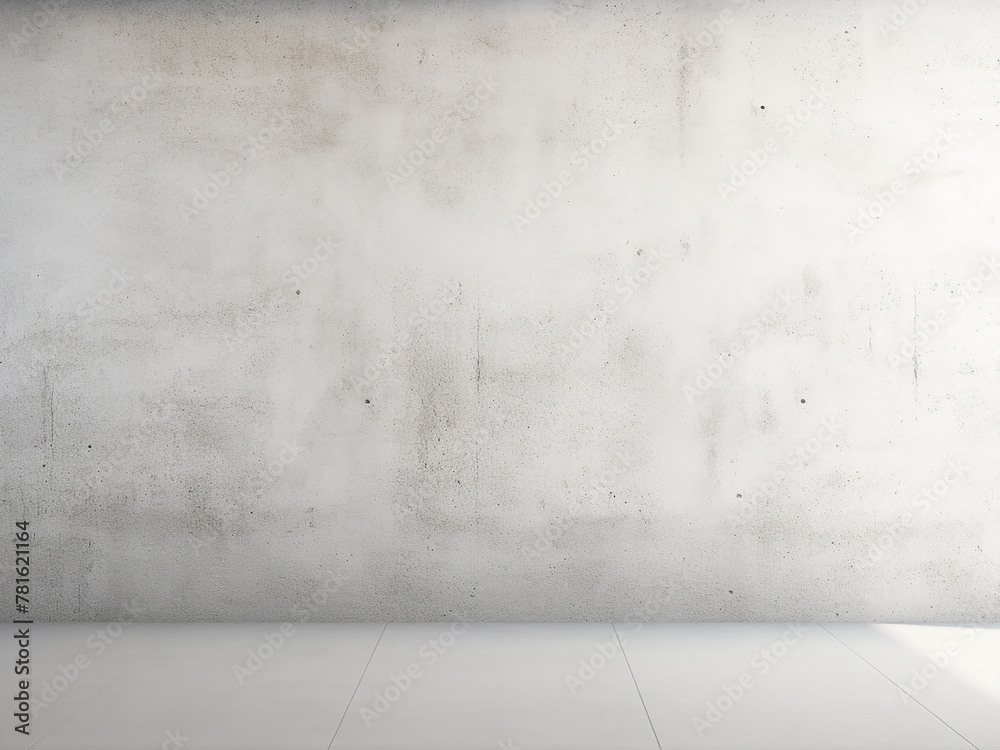 Texture of white concrete wall serves as background