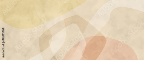 Abstract watercolor vector art background with shades of pastel color and old paper for poster, cards, flyers, cover design, invitation. Aged watercolor illustration for design interior.