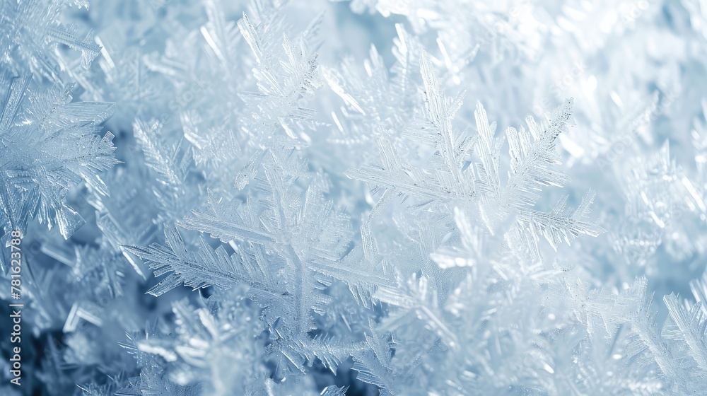 Background of ice crystals. AI generative. Background of ice crystals. AI generative.