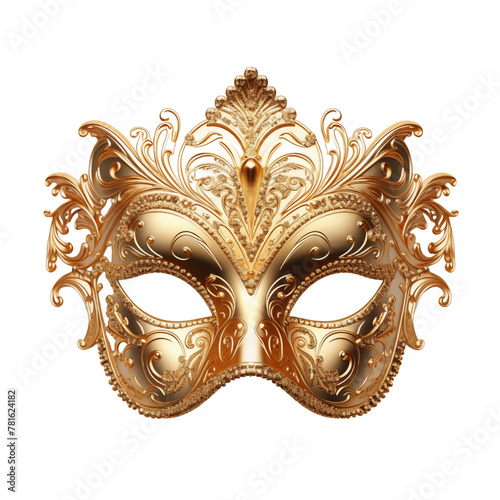 Gold carnival elegant mask   © Mariia