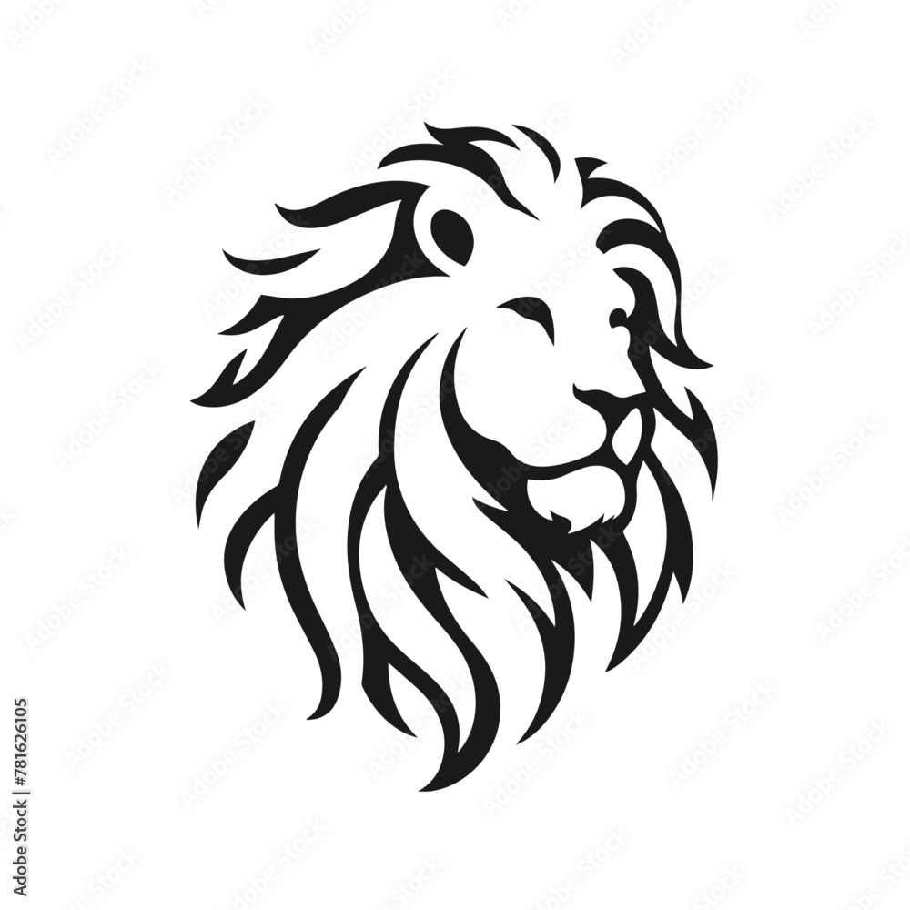 Vintage Vector Lion Silhouettes, Black and White Lion Illustration, Vintage Lion Graphics, Lion Illustration Set, Lion Vector Collection, Vintage Silhouette Lions	