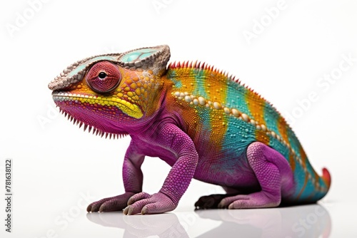 Captivating chameleon  a stunning showcase of nature s master of camouflage and adaptability  the versatile and enchanting chameleon in its vibrant and ever-changing hues