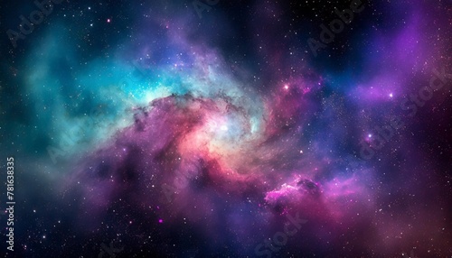 nebula a cosmic masterpiece of vibrant colors and swirling gases it embodies the celestial birthplace of stars capturing the awe inspiring beauty of the universe generative ai photo