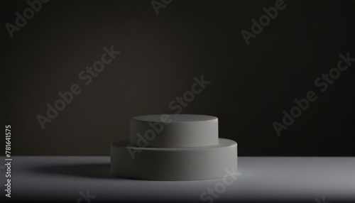 abstract 3d realistic white background 3d cylinder pedestal podium minimal scene for cosmetics and product display presentation 3d rendering illustration