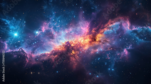 mesmerizing cosmic clouds and star formations in deep space