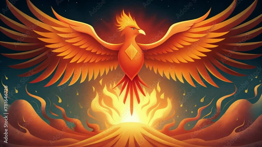 Vidéo Stock A rising phoenix Despite being faced with constant ...
