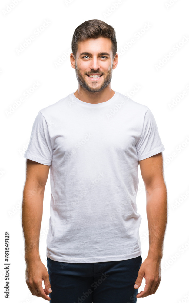 Young handsome man over isolated background with a happy and cool smile on face. Lucky person. Young handsome man over isolated background with a happy and cool smile on face. Lucky person.