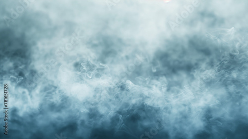 smokey white fuzzy texture on blue