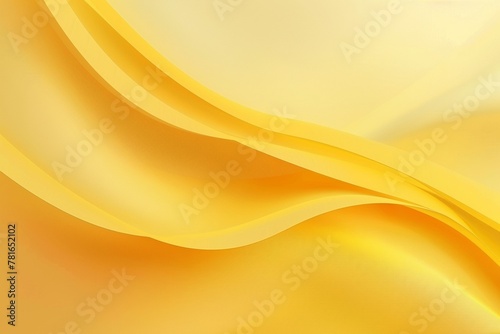 Abstract yellow background with smooth waves, soft color gradient