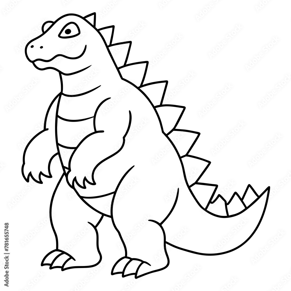 Obraz premium dinosaur cartoon
