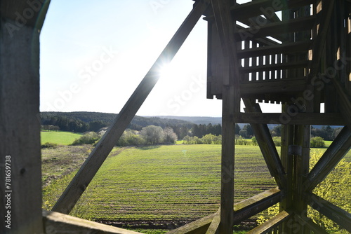 Ein Blick vom Aussichtsturm in Hemmer Rodt  photo