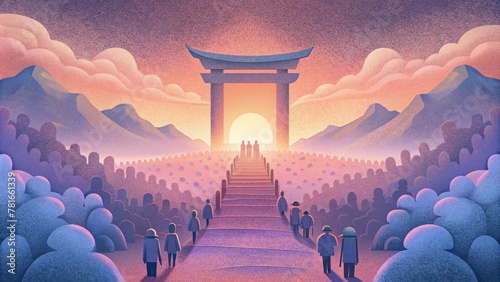 The Wide Gate on the other hand symbolizes the easy and seemingly attractive route of following the crowd and indulging in worldly s. Many