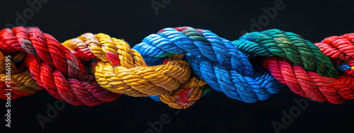 Spectrum Knot: Woven Colors in the Dark
