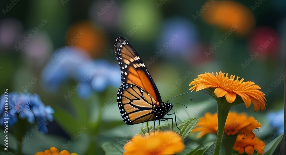 butterfly on flower butterfly on flower