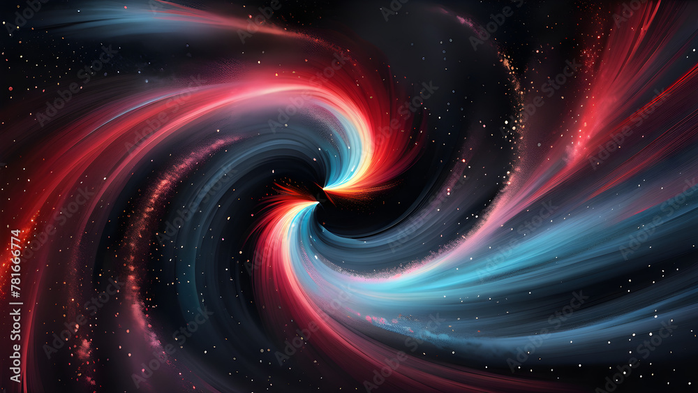 Beautiful Whirlpool Galaxy Background, Stunning Galactic Beauty, Majestic Spiral Nebula, Enigmatic Cosmic Phenomenon(Generative AI)
