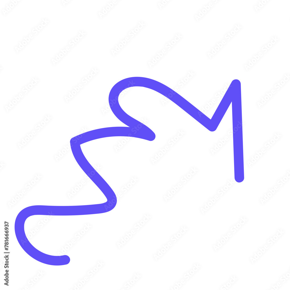 Abstracts Squiggly Lines Decor 