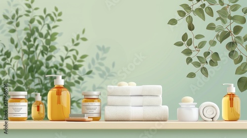 Representation of a spa treatments