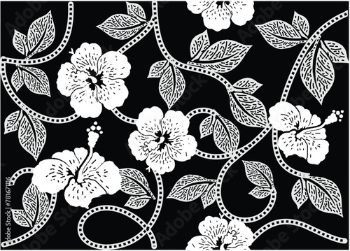 Batik Indonesian: is a technique of wax-resist dyeing applied to whole cloth, or cloth made using this technique originated from Indonesia