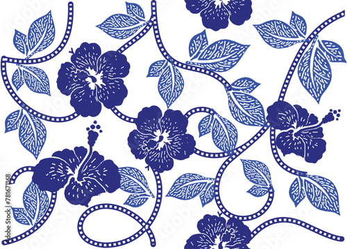 Batik Indonesian: is a technique of wax-resist dyeing applied to whole cloth, or cloth made using this technique originated from Indonesia