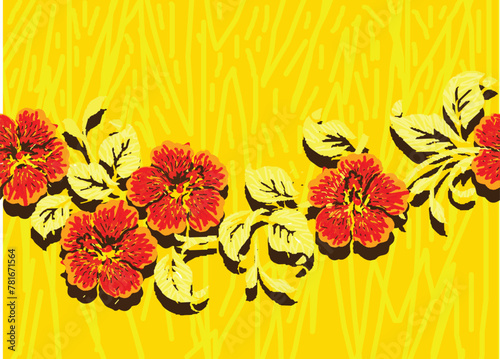 Batik Indonesian: is a technique of wax-resist dyeing applied to whole cloth, or cloth made using this technique originated from Indonesia